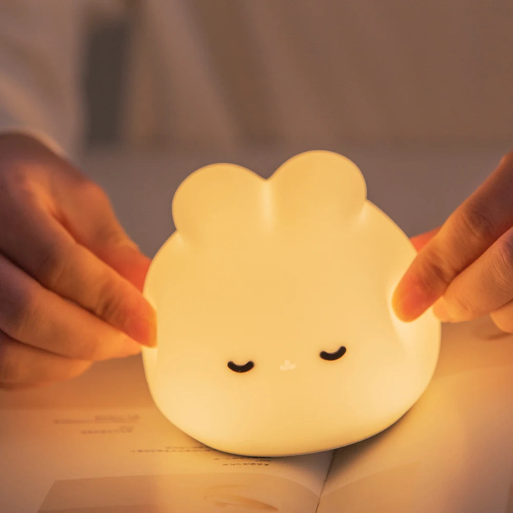 kawaiies-softtoys-plushies-kawaii-plush-Dreaming Bunny LED Night Light Home Decor 