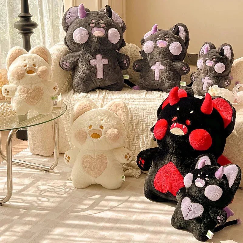 kawaiies-softtoys-plushies-kawaii-plush-Evil Kawaii Fluffy Fox Halloween Plushies Soft toy 