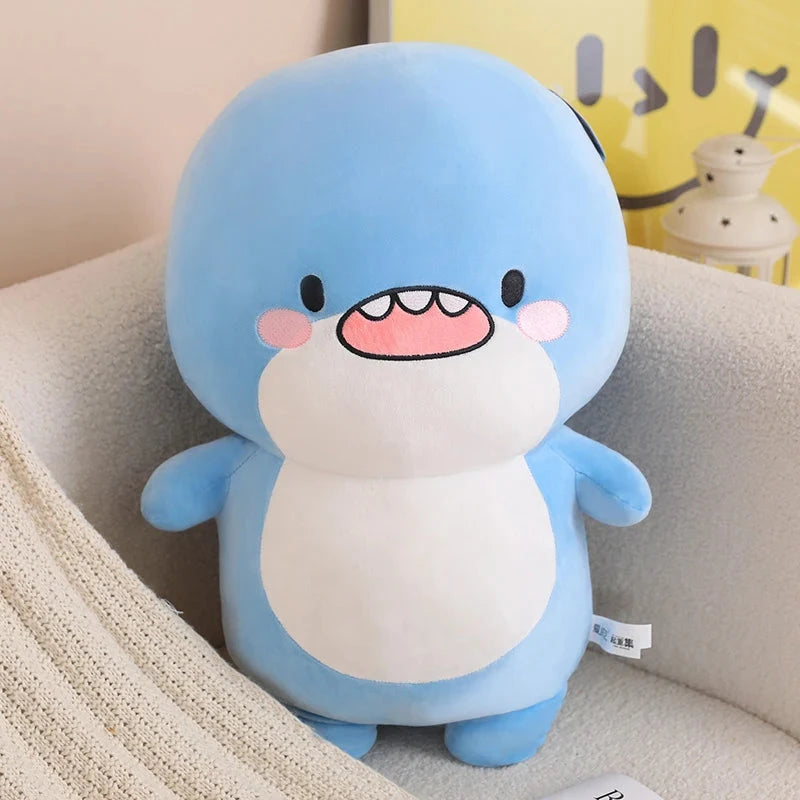 kawaiies-softtoys-plushies-kawaii-plush-Fatty Blue Cartoon Shark Plush Soft toy 4in / 10cm Pendant 