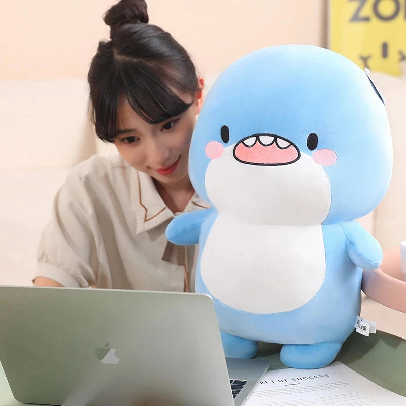 kawaiies-softtoys-plushies-kawaii-plush-Fatty Blue Cartoon Shark Plush Soft toy 