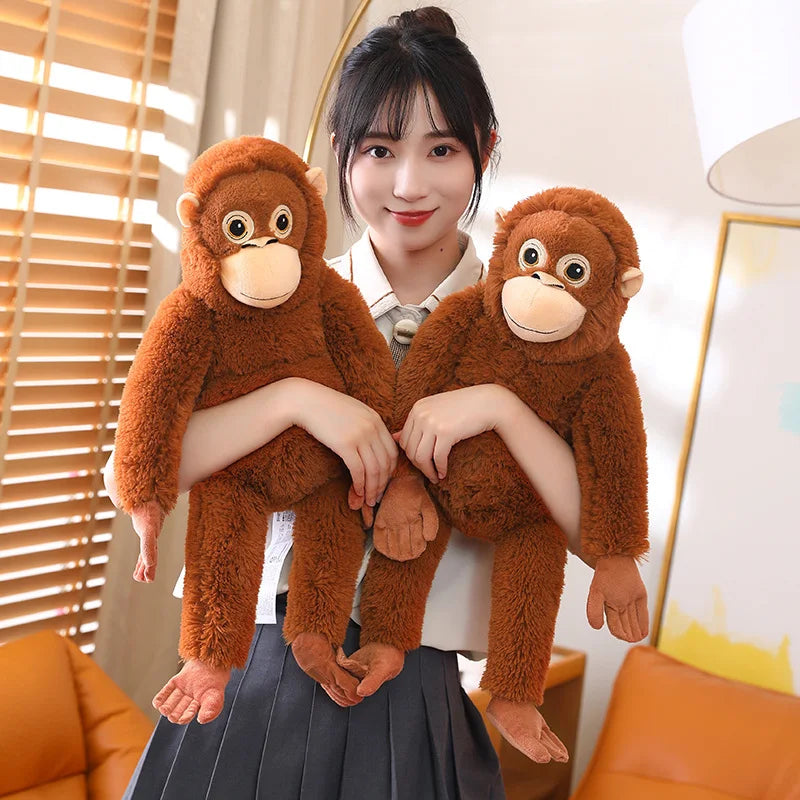 kawaiies-softtoys-plushies-kawaii-plush-Fluffy Baby Orangutan Monkey Plushie Soft toy 