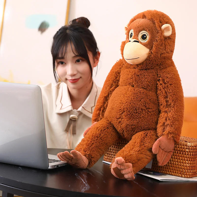 kawaiies-softtoys-plushies-kawaii-plush-Fluffy Baby Orangutan Monkey Plushie Soft toy 