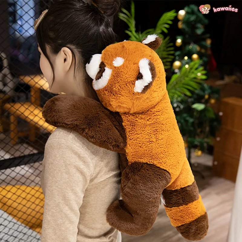 kawaiies-softtoys-plushies-kawaii-plush-Fluffy Brown Bear Panda Red Panda Plushies Soft toy 