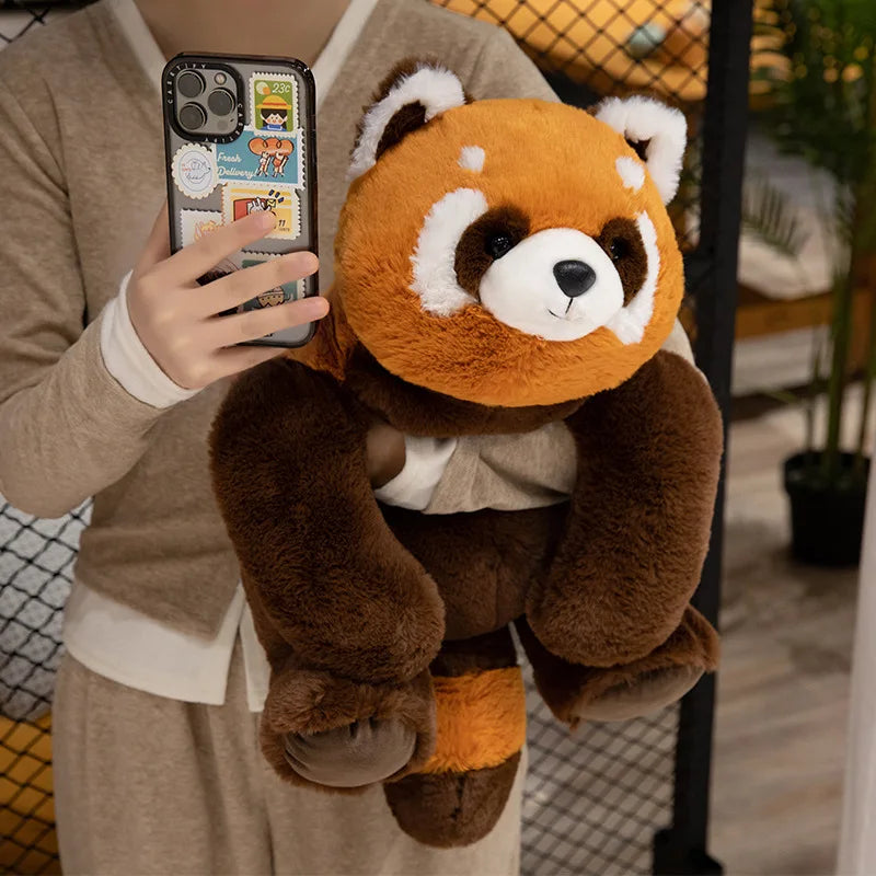 kawaiies-softtoys-plushies-kawaii-plush-Fluffy Brown Bear Panda Red Panda Plushies Soft toy 