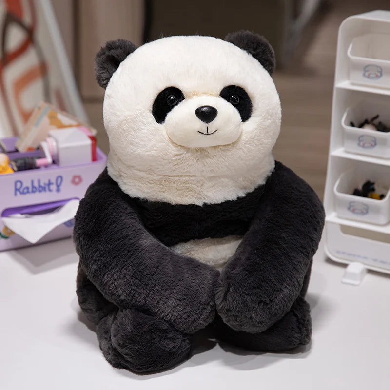 kawaiies-softtoys-plushies-kawaii-plush-Fluffy Brown Bear Panda Red Panda Plushies Soft toy Panda 