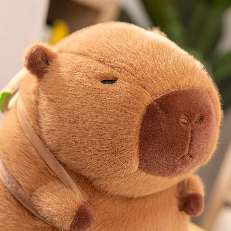 kawaiies-softtoys-plushies-kawaii-plush-Fluffy Capybara Burger Bag Plushies Soft toy 