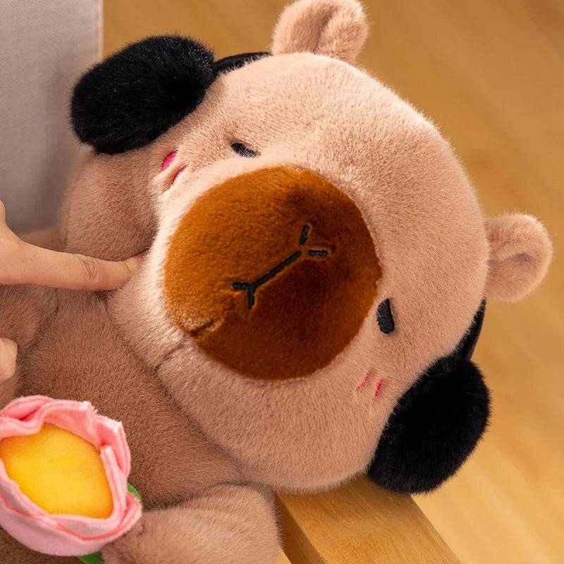 kawaiies-softtoys-plushies-kawaii-plush-Fluffy Capybara & Monkey Plushie Pals Soft toy 