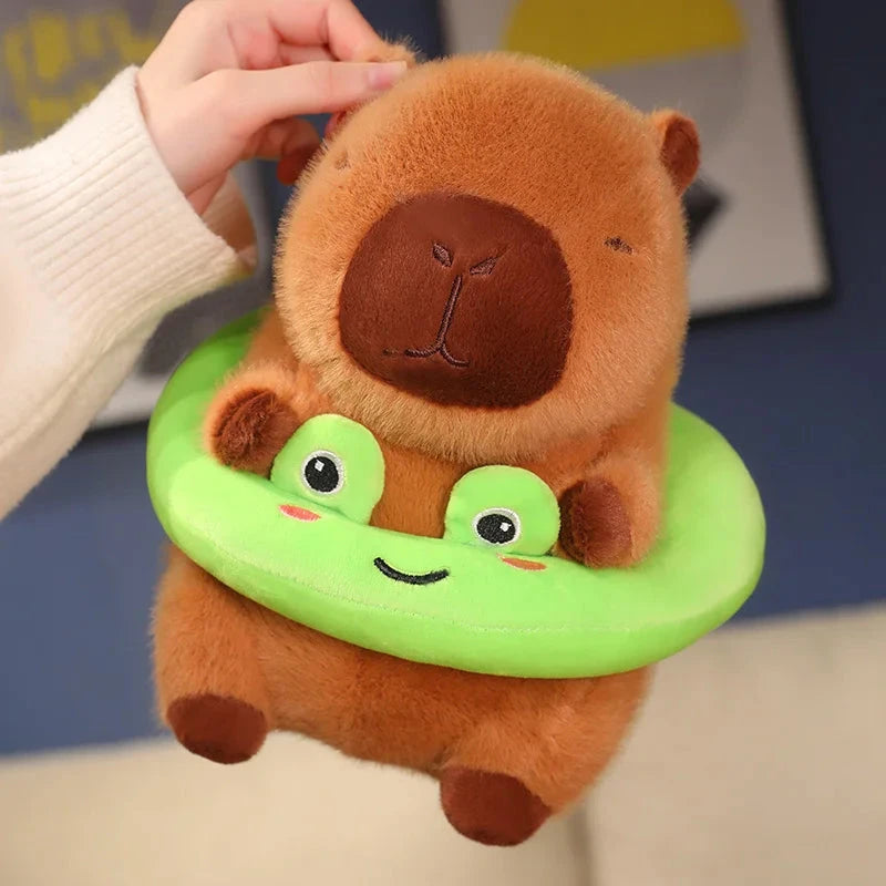 kawaiies-softtoys-plushies-kawaii-plush-Fluffy Capybara with Float Plushie Soft toy 