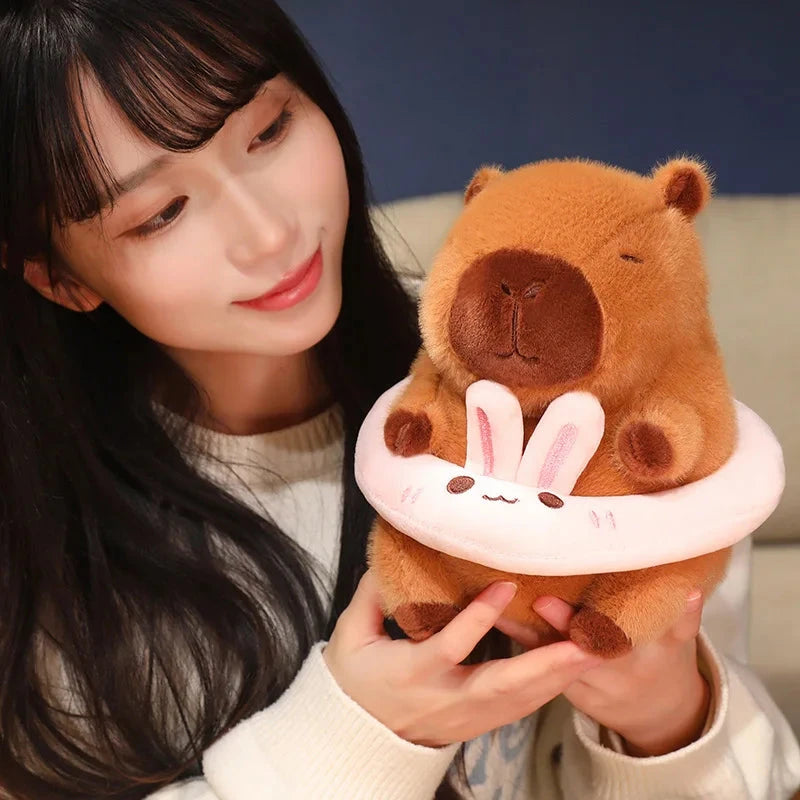 kawaiies-softtoys-plushies-kawaii-plush-Fluffy Capybara with Float Plushie Soft toy 