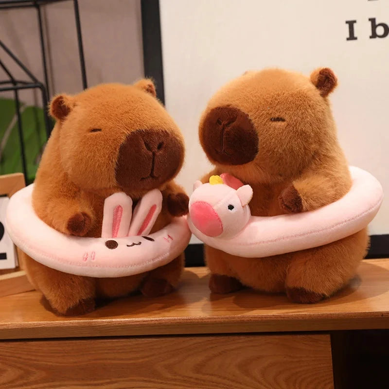 kawaiies-softtoys-plushies-kawaii-plush-Fluffy Capybara with Float Plushie Soft toy 