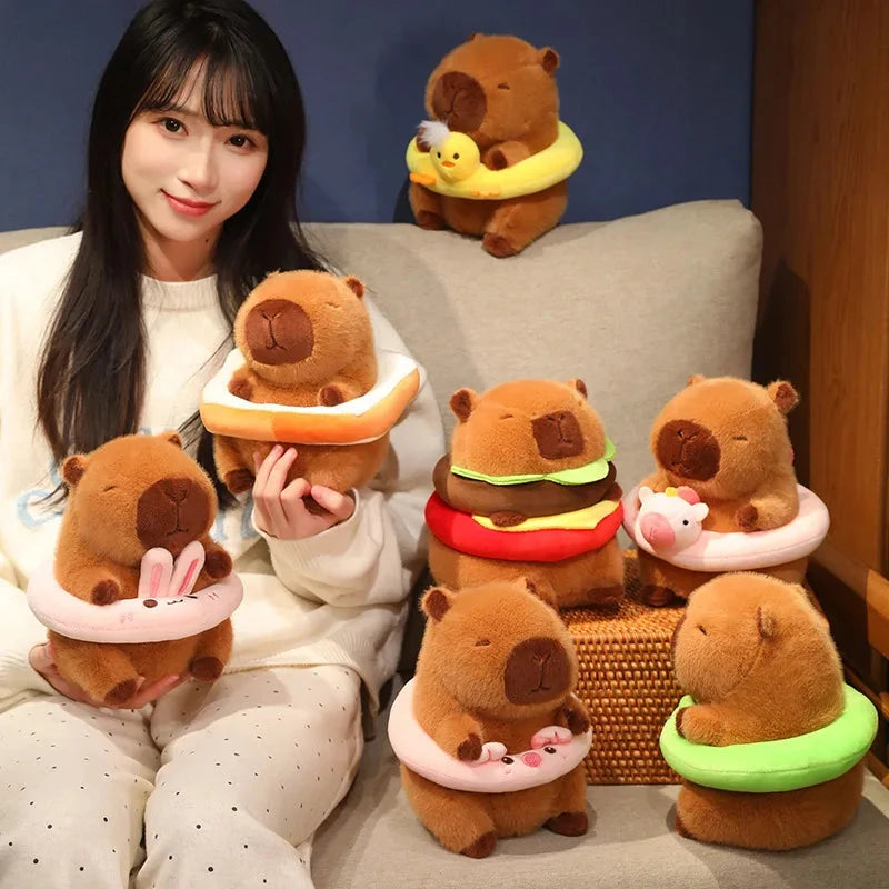 kawaiies-softtoys-plushies-kawaii-plush-Fluffy Capybara with Float Plushie Soft toy 