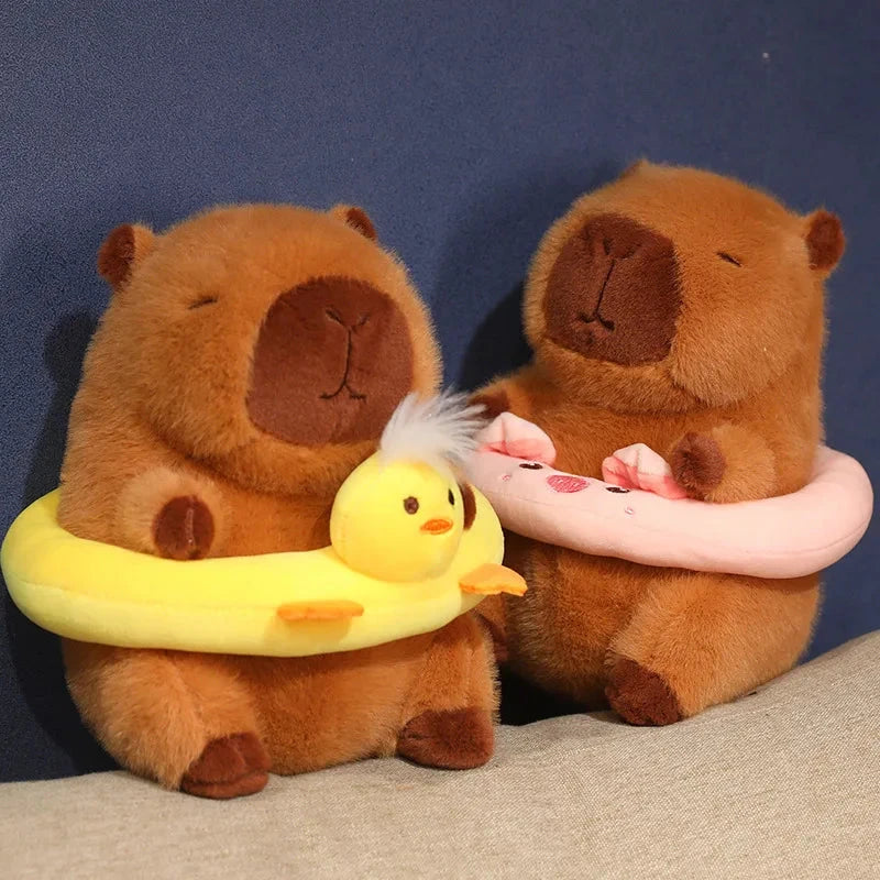 kawaiies-softtoys-plushies-kawaii-plush-Fluffy Capybara with Float Plushie Soft toy 