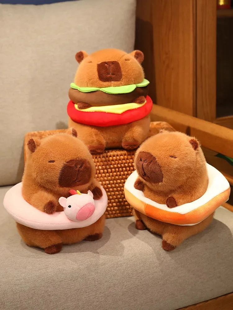 kawaiies-softtoys-plushies-kawaii-plush-Fluffy Capybara with Float Plushie Soft toy 