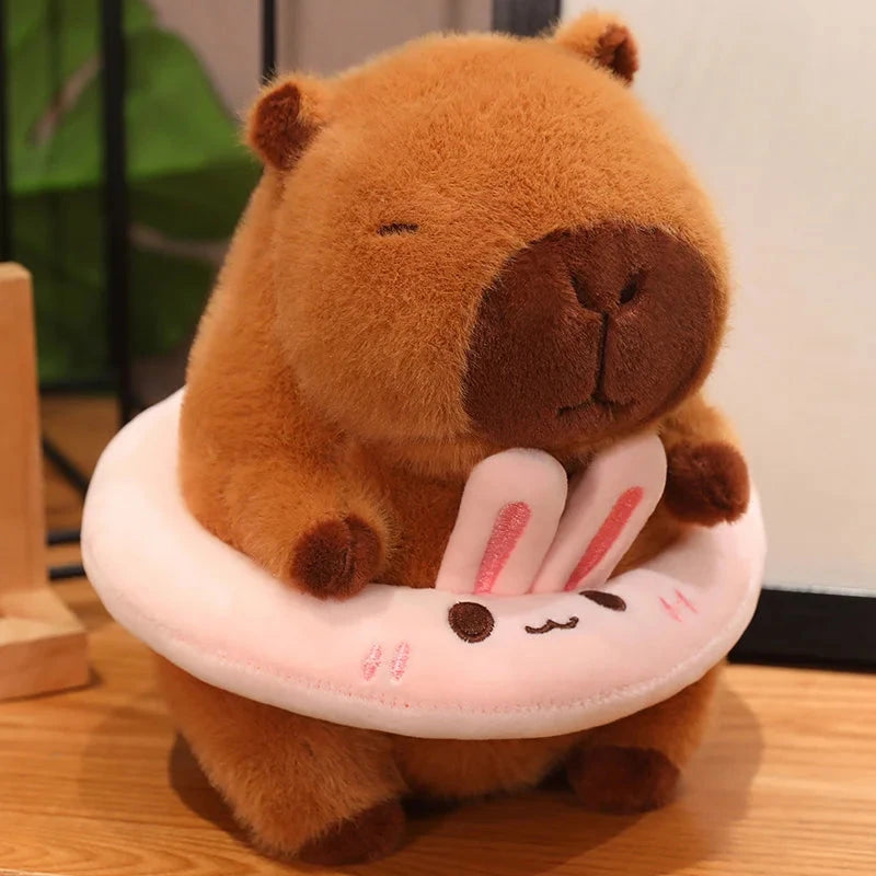 kawaiies-softtoys-plushies-kawaii-plush-Fluffy Capybara with Float Plushie Soft toy Bunny 