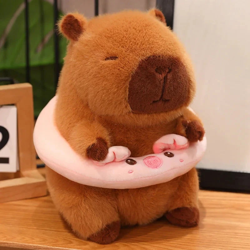 kawaiies-softtoys-plushies-kawaii-plush-Fluffy Capybara with Float Plushie Soft toy Pig 