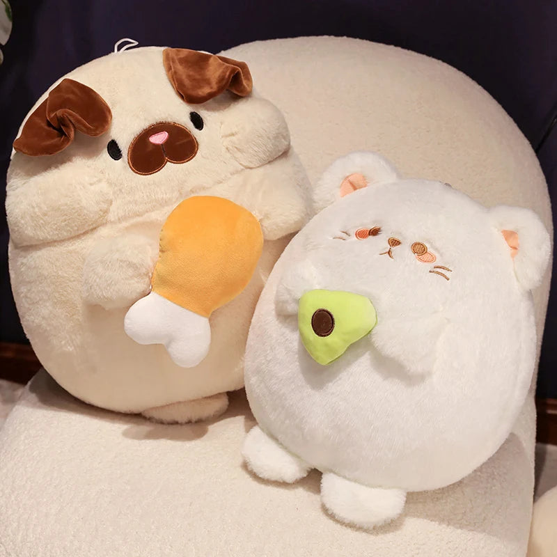 kawaiies-softtoys-plushies-kawaii-plush-Fluffy Chubby Dog & Cat Plushies Soft toy 