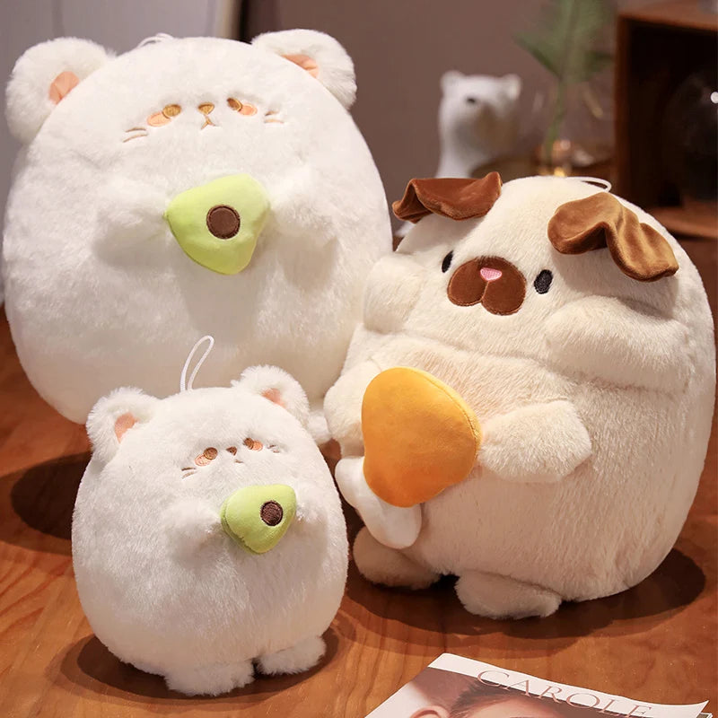 kawaiies-softtoys-plushies-kawaii-plush-Fluffy Chubby Dog & Cat Plushies Soft toy 