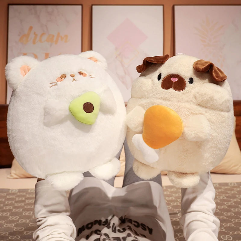 kawaiies-softtoys-plushies-kawaii-plush-Fluffy Chubby Dog & Cat Plushies Soft toy 