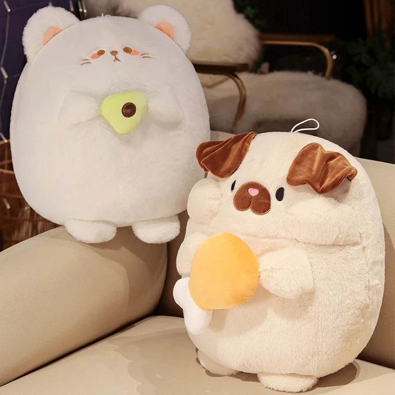 kawaiies-softtoys-plushies-kawaii-plush-Fluffy Chubby Dog & Cat Plushies Soft toy 