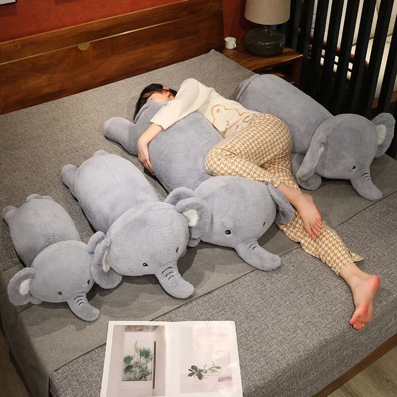 kawaiies-softtoys-plushies-kawaii-plush-Fluffy Laying Elephant Family Soft toy 