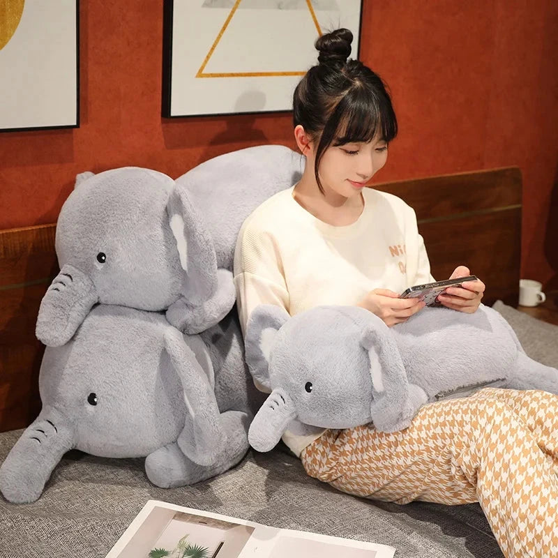 kawaiies-softtoys-plushies-kawaii-plush-Fluffy Laying Elephant Family Soft toy 