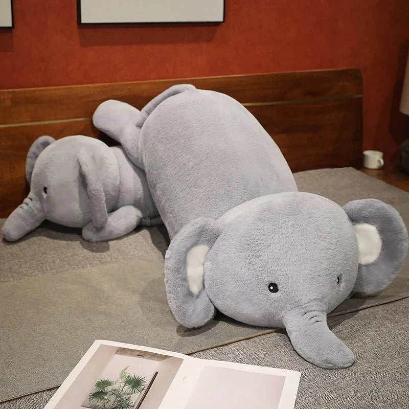 kawaiies-softtoys-plushies-kawaii-plush-Fluffy Laying Elephant Family Soft toy 