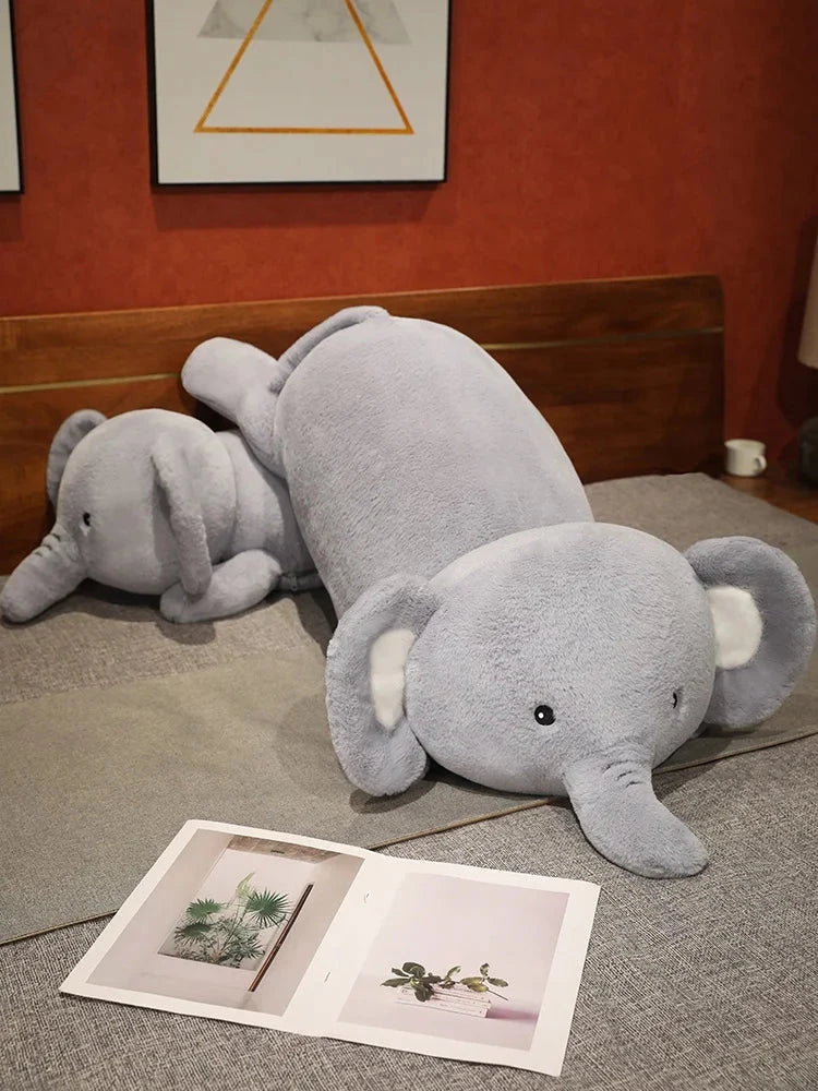 kawaiies-softtoys-plushies-kawaii-plush-Fluffy Laying Elephant Family Soft toy 