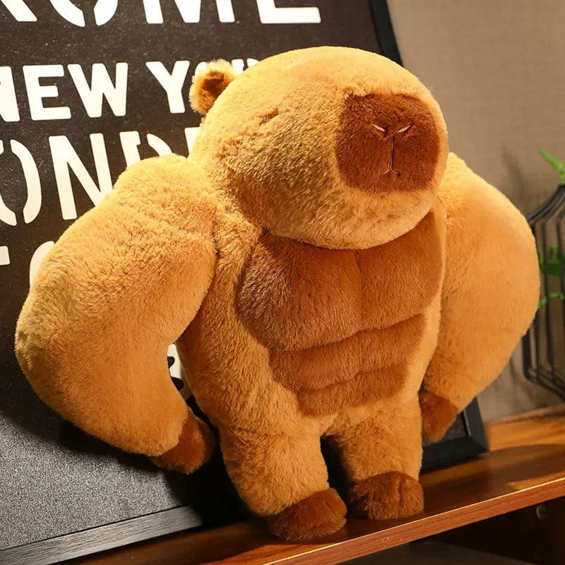 kawaiies-softtoys-plushies-kawaii-plush-Fluffy Muscular Capybara Plush Soft toy 