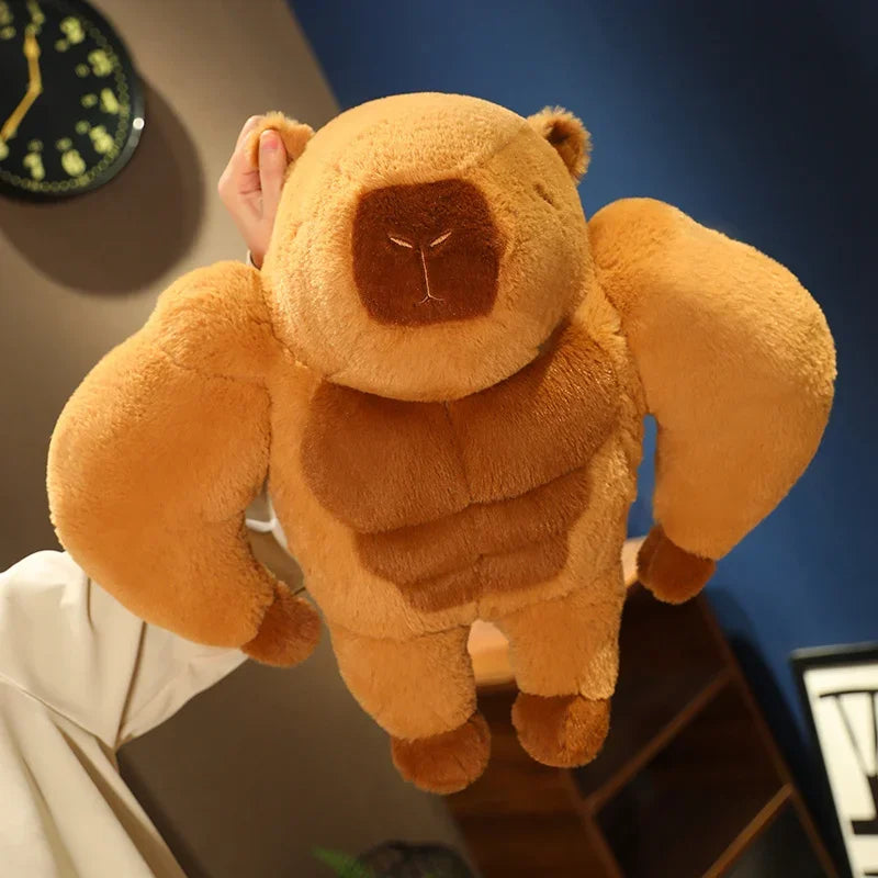 kawaiies-softtoys-plushies-kawaii-plush-Fluffy Muscular Capybara Plush Soft toy 