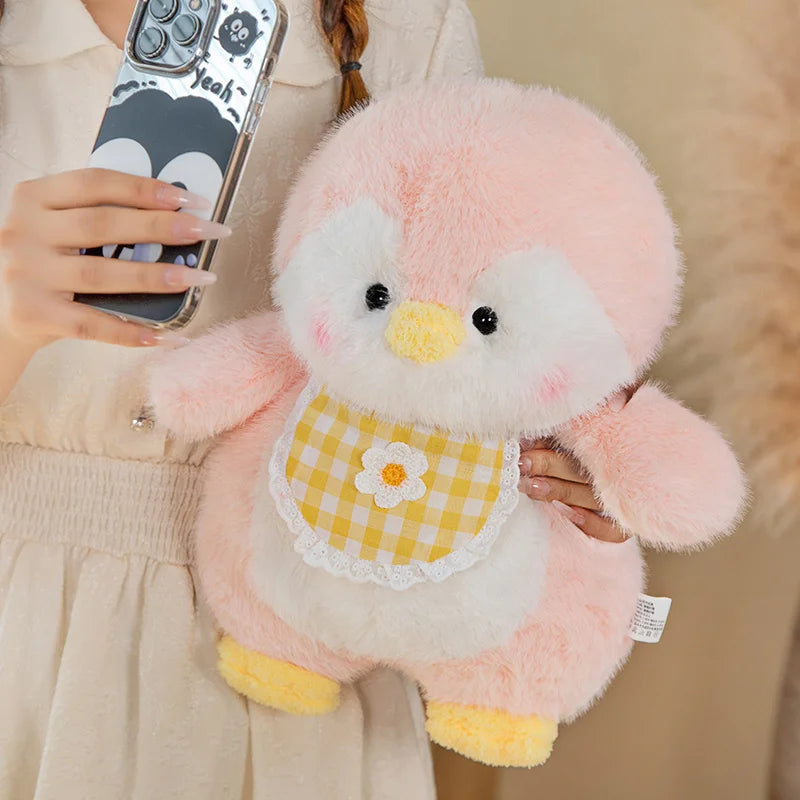 kawaiies-softtoys-plushies-kawaii-plush-Fluffy Penguin Squad Plushies with Bib Soft toy 