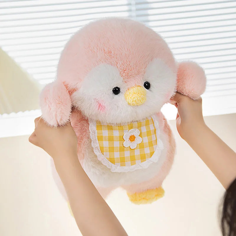 kawaiies-softtoys-plushies-kawaii-plush-Fluffy Penguin Squad Plushies with Bib Soft toy 