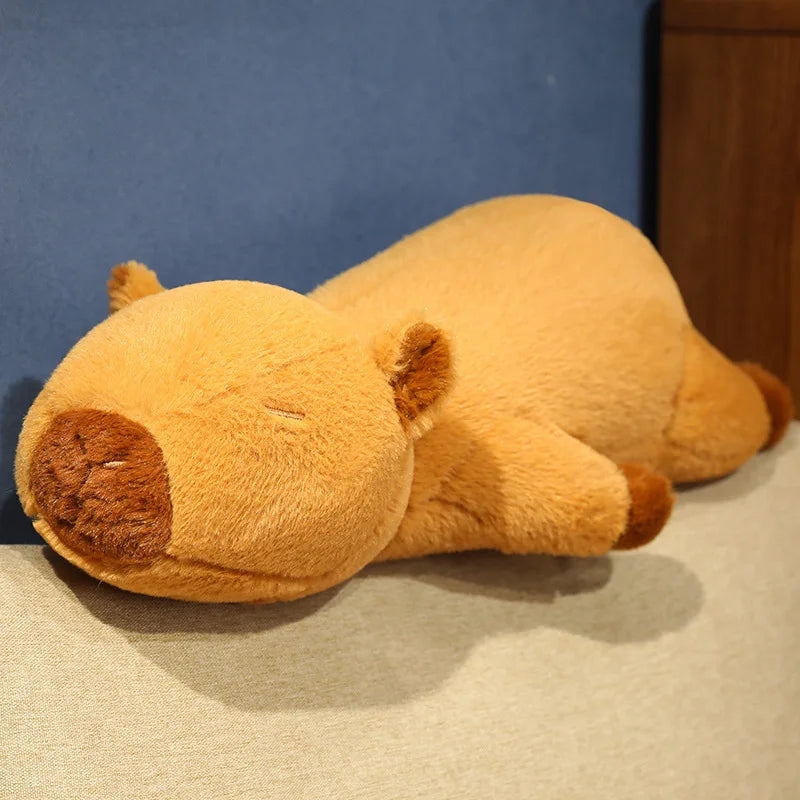 kawaiies-softtoys-plushies-kawaii-plush-Fluffy Sleepy Capybara Plushies Soft toy 