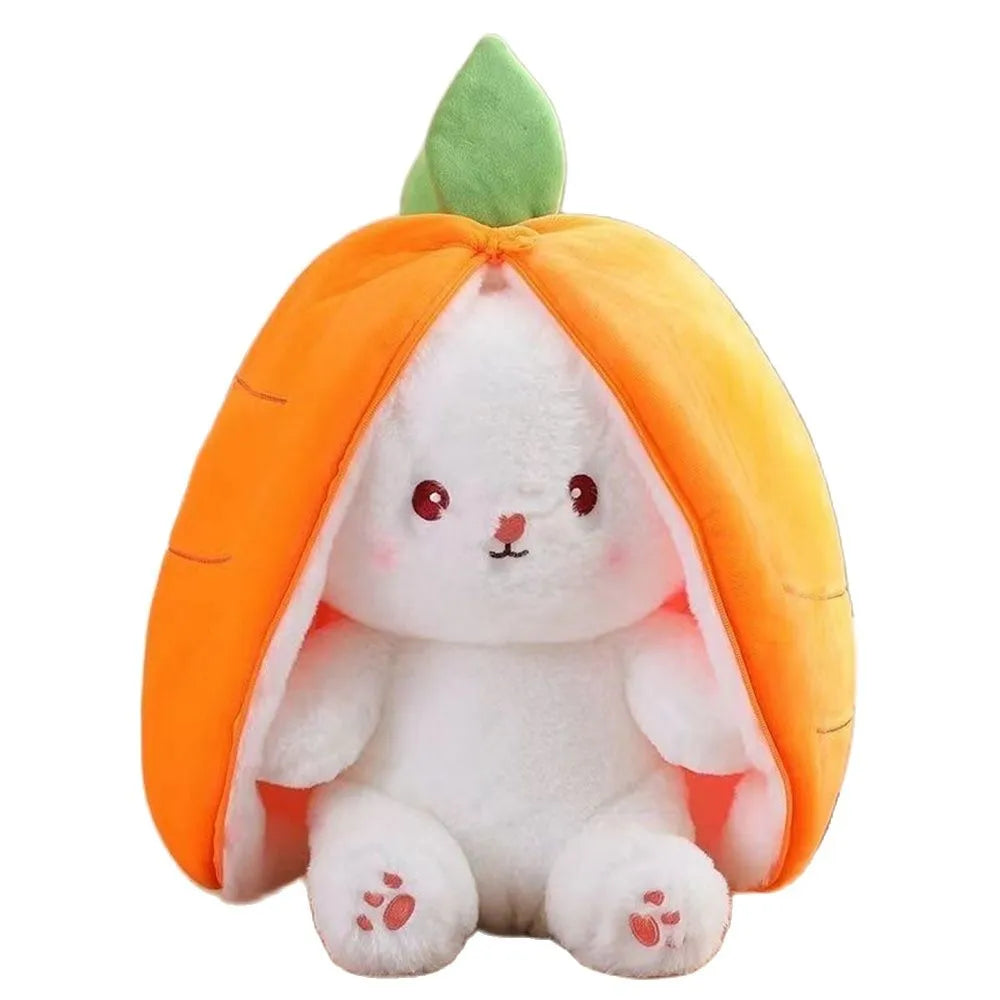 kawaiies-softtoys-plushies-kawaii-plush-Fluffy Strawberry Carrot Bunny Zip Up Plushie Soft toy 