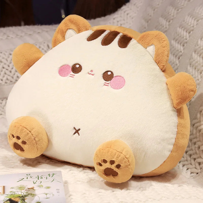 kawaiies-softtoys-plushies-kawaii-plush-Fluffy Toastie Bread Cat Plushies Soft toy Brown 8in / 20cm 