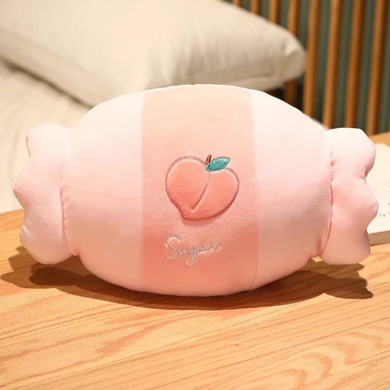 kawaiies-softtoys-plushies-kawaii-plush-Fruity Candy Hand Warmer Plushies Peach (Stripe) 