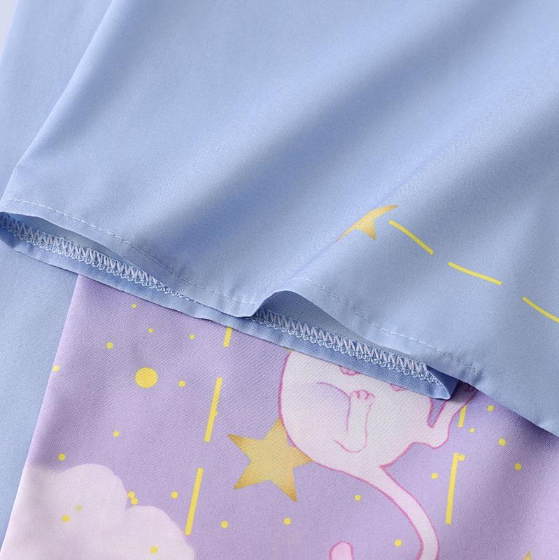 kawaiies-softtoys-plushies-kawaii-plush-Galaxy Purple Blue Pink Clouds Women's Kimono Kimono 