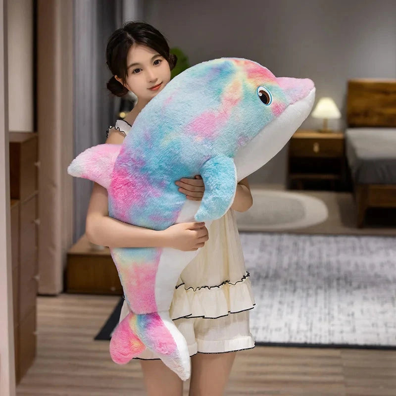 kawaiies-softtoys-plushies-kawaii-plush-Galaxy Rainbow Dolphin Plushies Soft toy 