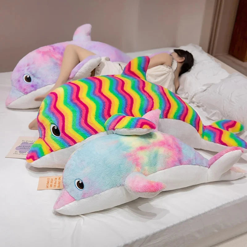 kawaiies-softtoys-plushies-kawaii-plush-Galaxy Rainbow Dolphin Plushies Soft toy 