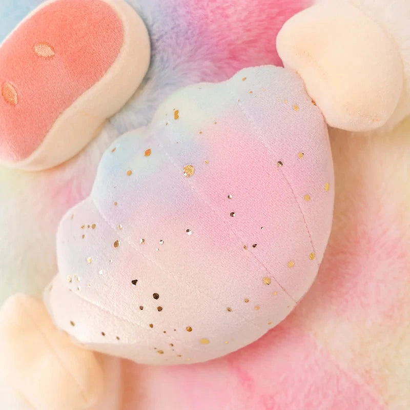 kawaiies-softtoys-plushies-kawaii-plush-Galaxy Rainbow Pig Holding Shell Plushie Soft toy 