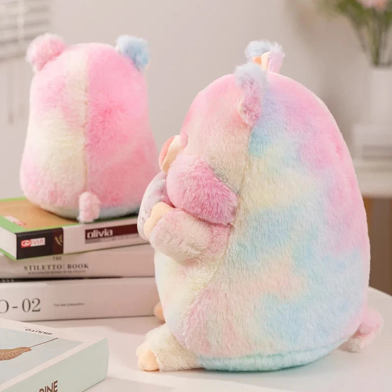 kawaiies-softtoys-plushies-kawaii-plush-Galaxy Rainbow Pig Holding Shell Plushie Soft toy 