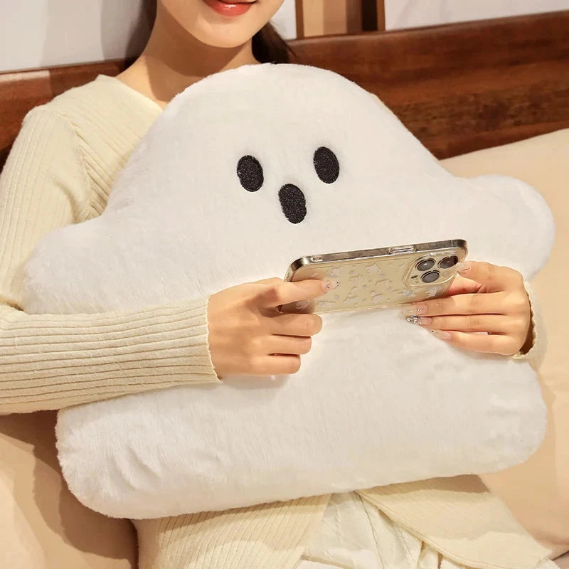 kawaiies-softtoys-plushies-kawaii-plush-Ghost White Cloud Plush Pillow Soft toy 