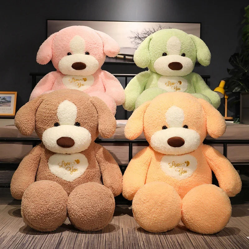 kawaiies-softtoys-plushies-kawaii-plush-Giant 35in Fluffy Dog Teddy Bear Soft Toy Soft toy 