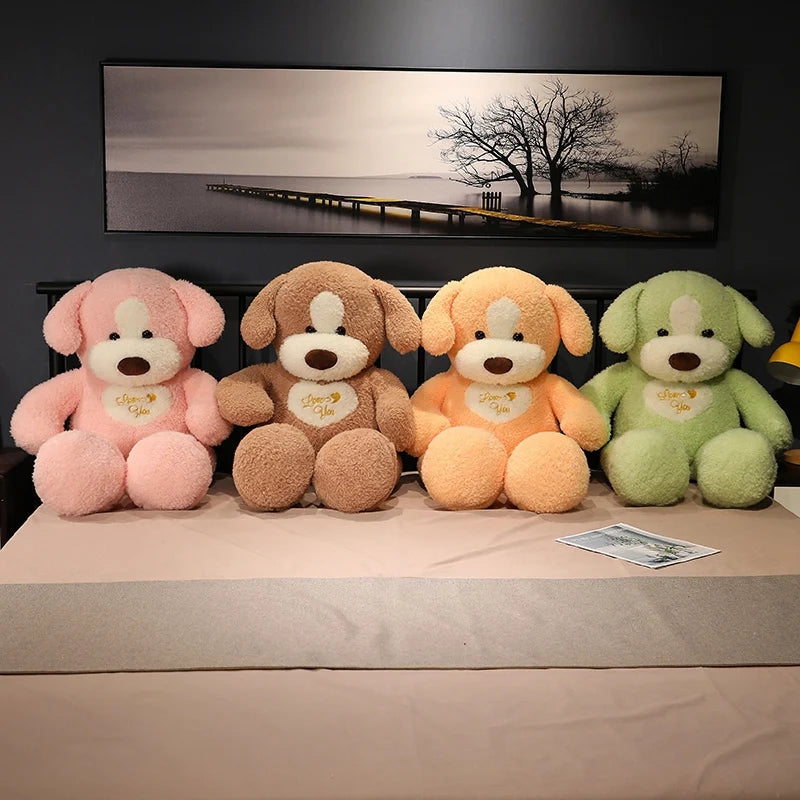 kawaiies-softtoys-plushies-kawaii-plush-Giant 35in Fluffy Dog Teddy Bear Soft Toy Soft toy 