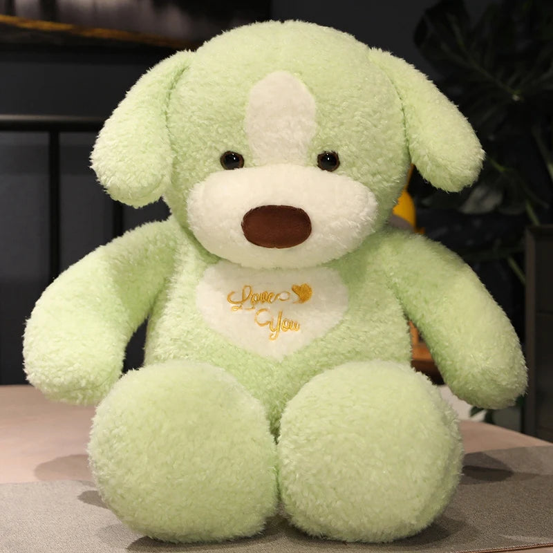 kawaiies-softtoys-plushies-kawaii-plush-Giant 35in Fluffy Dog Teddy Bear Soft Toy Soft toy Green 35in / 90cm 