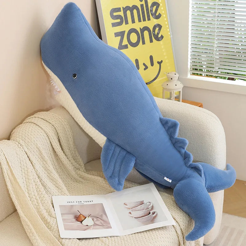 kawaiies-softtoys-plushies-kawaii-plush-Giant Blue Gray Whale Plushies Soft toy Blue 16in / 40cm 