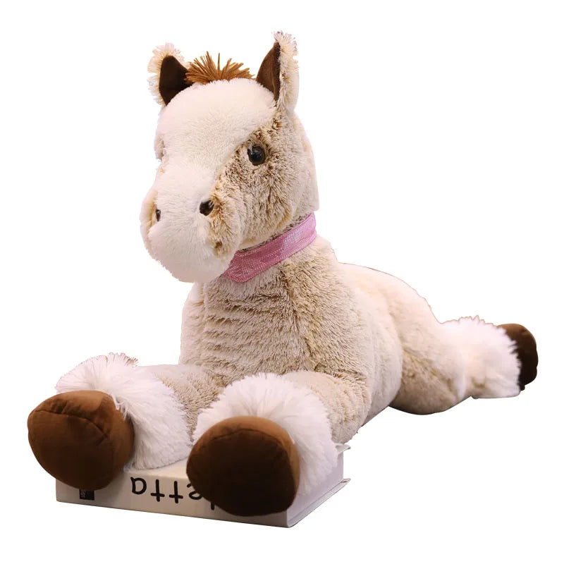 kawaiies-softtoys-plushies-kawaii-plush-Giant Fluffy Brown Gray Horse Plushie Soft toy 