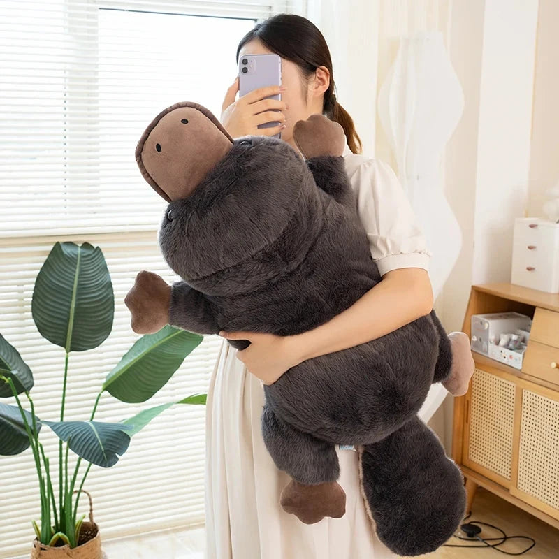 kawaiies-softtoys-plushies-kawaii-plush-Giant Fluffy Platypus Plushie Soft toy 