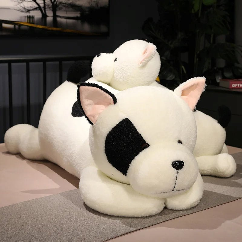 kawaiies-softtoys-plushies-kawaii-plush-Giant Fluffy Spotty White Black Dog Plushie Soft toy 