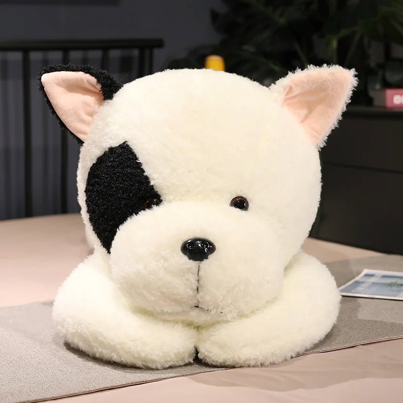 kawaiies-softtoys-plushies-kawaii-plush-Giant Fluffy Spotty White Black Dog Plushie Soft toy 