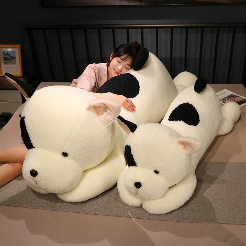 kawaiies-softtoys-plushies-kawaii-plush-Giant Fluffy Spotty White Black Dog Plushie Soft toy 